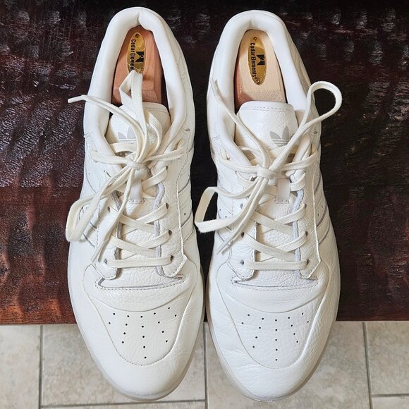 Adidas Men's Rivalry Lux Low Sneakers, Cloud/Ivory, Sz 12.5 - Picture 2 of 16
